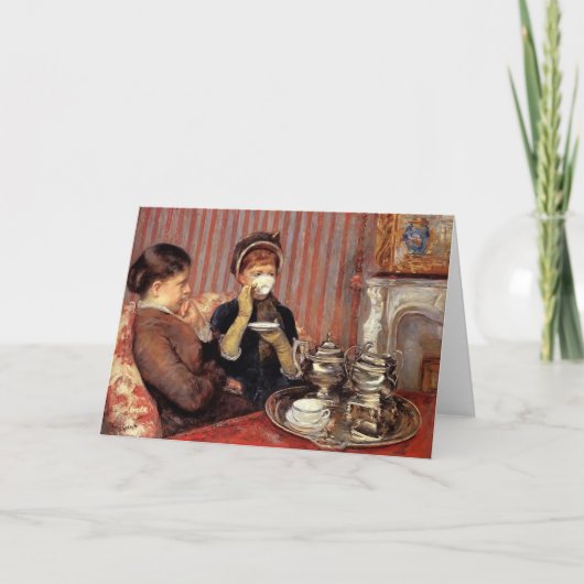 Mary Cassatt- de Thee Kaart (Voorkant)