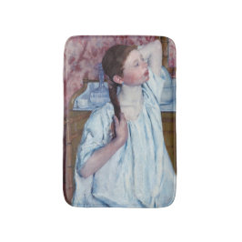 Mary Cassatt - Girl die haar haar haar haar haar h Badmat
