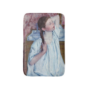 Mary Cassatt - Girl die haar haar haar haar haar h Badmat