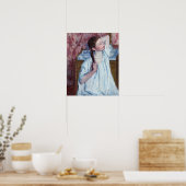 Mary Cassatt - Girl die haar haar haar haar haar h Poster (Keuken)