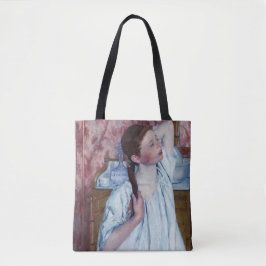 Mary Cassatt - Girl die haar haar haar haar haar h Tote Bag