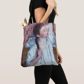 Mary Cassatt - Girl die haar haar haar haar haar h Tote Bag (Dichtbij)
