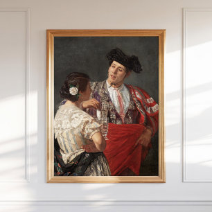 Mary Cassatt Het aanbieden van de Panal aan de Bul Poster