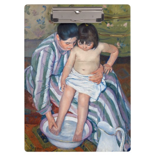 Mary Cassatt - Het bad van het kind / Het bad Klembord (Voorkant)