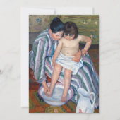 Mary Cassatt - Het kinderbad / Het bad van het kin Kaart (Voorkant)