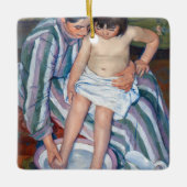 Mary Cassatt - Het kinderbad / Het bad van het kin Keramisch Ornament (Voorkant)