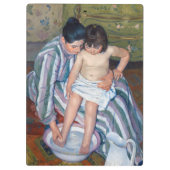 Mary Cassatt - Het kinderbad / Het bad van het kin Klembord (Achterkant)
