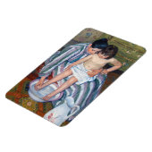 Mary Cassatt - Het kinderbad / Het bad van het kin Magneet (Linkerzijde)