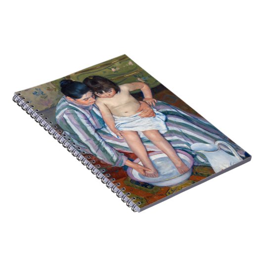Mary Cassatt - Het kinderbad / Het bad van het kin Notitieboek (Rechterzijde)