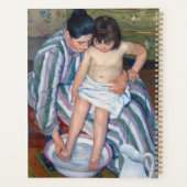 Mary Cassatt - Het kinderbad / Het bad van het kin Planner (Achterkant)