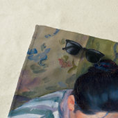 Mary Cassatt - Het kinderbad / Het bad van het kin Strandlaken (In situ)