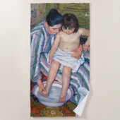 Mary Cassatt - Het kinderbad / Het bad van het kin Strandlaken (Voorkant)
