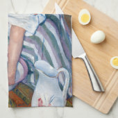 Mary Cassatt - Het kinderbad / Het bad van het kin Theedoek (Quarter Fold)