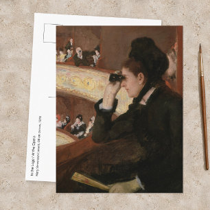 Mary Cassatt - In de Loge Briefkaart