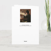 Mary Cassatt - in de Loge Kaart (Achterkant)