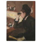 Mary Cassatt - in de Loge Klembord (Achterkant)