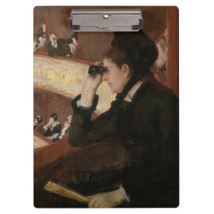 Mary Cassatt - in de Loge Klembord