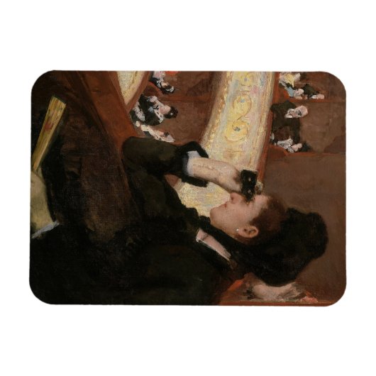 Mary Cassatt - in de Loge Magneet (Horizontaal)