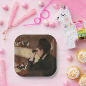 Mary Cassatt - in de Loge Papieren Bordje (Feest)