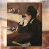 Mary Cassatt - in de Loge Raamsticker (Vel 2)