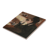 Mary Cassatt - in de Loge Tegeltje (Zijkant)