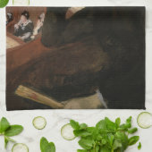 Mary Cassatt - in de Loge Theedoek (Gevouwen)