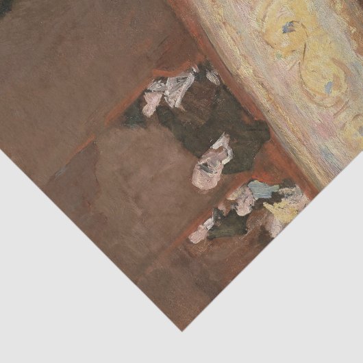 Mary Cassatt - in de Loge Tissuepapier (Detail)