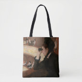 Mary Cassatt - in de Loge Tote Bag (Voorkant)