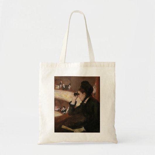 Mary Cassatt - in de Loge Tote Bag (Voorkant)