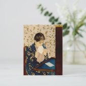 Mary Cassatt is de brief (ongeveer 1891) Kaart (Staand voorkant)