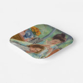 Mary Cassatt - Jonge moeder die naait Papieren Bordje (Gebogen)