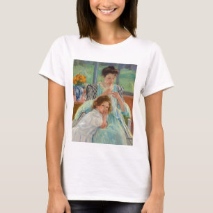 Mary Cassatt - Jonge moeder die naait T-shirt