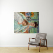 Mary Cassatt - Jonge moeder die naait Wandkleed (In Situ (horizontaal))