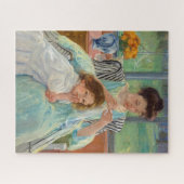 Mary Cassatt - Jonge moeder naait Legpuzzel (Horizontaal)