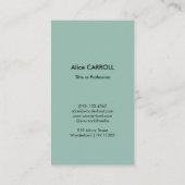 Mary Cassatt - Jonge Moeder Naait - QR Code Visitekaartje (Achterkant)