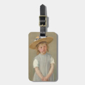 Mary Cassatt - Kind in een rietje Pet Bagagelabel (Voorkant verticaal)
