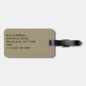 Mary Cassatt - Kind in een rietje Pet Bagagelabel (Achterkant horizontaal)