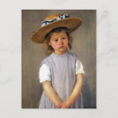 Mary Cassatt "Kind in een rietje Pet" Briefkaart (Voorkant)