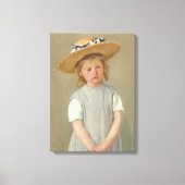 Mary Cassatt - Kind in een rietje Pet Canvas Afdruk (Voorkant)