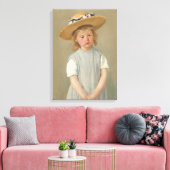 Mary Cassatt - Kind in een rietje Pet Canvas Afdruk (Insitu (Woonkamer))