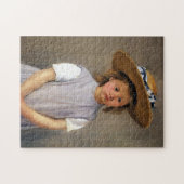 Mary Cassatt "Kind in een rietje Pet" Legpuzzel (Horizontaal)