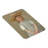 Mary Cassatt - Kind in een rietje Pet Magneet (Rechterzijde)