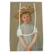 Mary Cassatt - Kind in een rietje Pet Medium Cadeauzakje (Achterkant)
