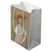Mary Cassatt - Kind in een rietje Pet Medium Cadeauzakje (Achterkant Gekanteld)