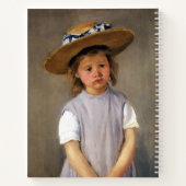 Mary Cassatt: Kind in een rietje Pet Notitieboek (Achterkant)