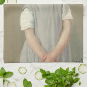 Mary Cassatt - Kind in een rietje Pet Theedoek (Gevouwen)