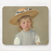 Mary Cassatt - Kind in een strohoed Muismat (Voorkant)
