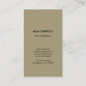 Mary Cassatt - Kind in een strohoed - QR Code Visitekaartje (Achterkant)