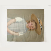 Mary Cassatt - Kind in een strohoed Wandkleed (Voorkant (horizontaal))