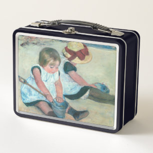 Mary Cassatt - Kinderen die op het strand spelen